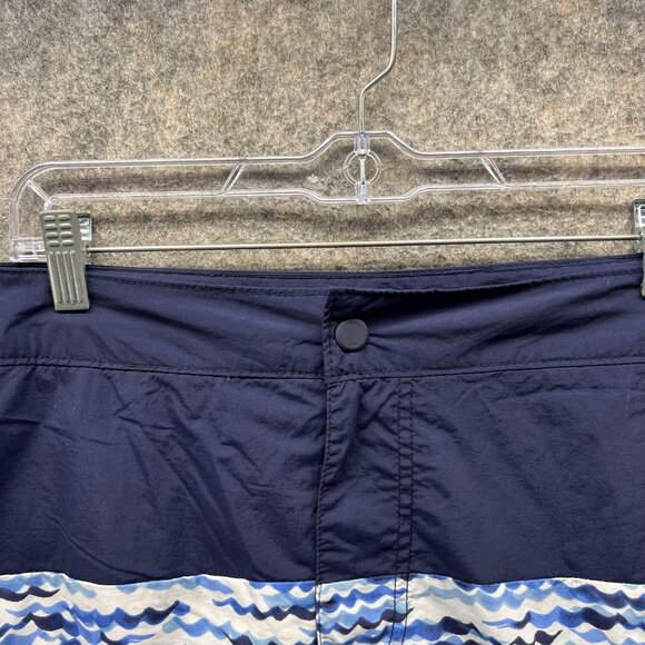 Tommy Hilfiger Shorts Men XXL Blue Navy Swimwear Polyester Button Trunks 2XL - Picture 5 of 12